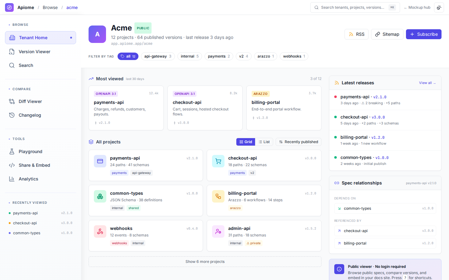 Apiome Browser preview
