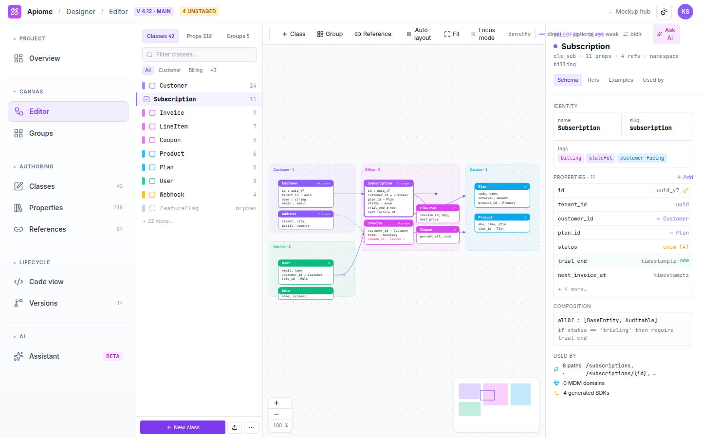 Apiome Designer preview